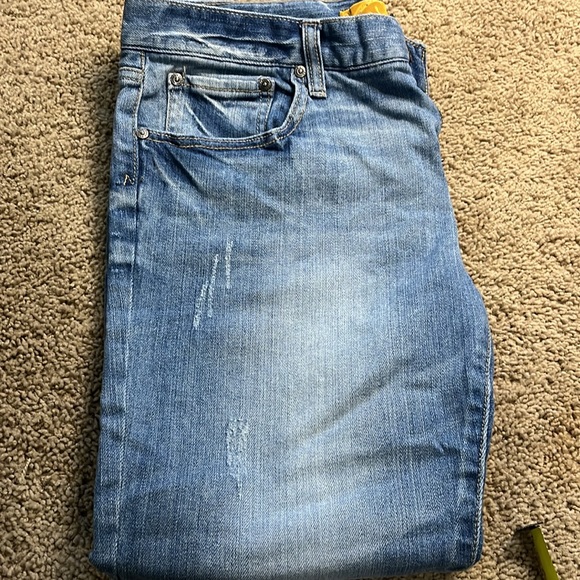 $8SALE Refuge Cropped Women's Juniors Relaxed Fit Size 7 Denim Jeans - Picture 14 of 14
